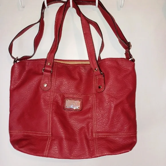 Nine West | Bags | Nine West Large Shoulder Or Tote Bag Red  display picture 2